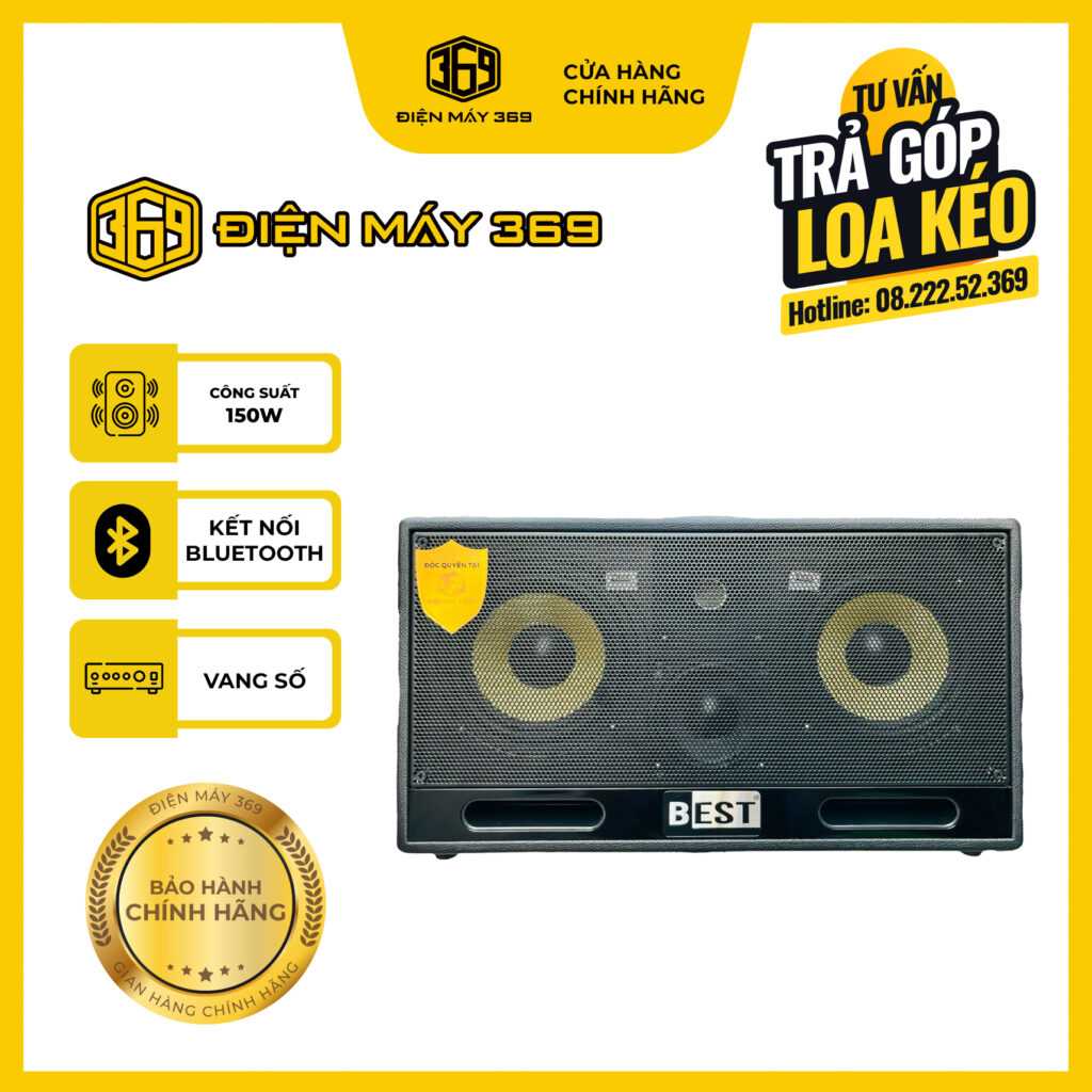 Loa Xách Tay BEST 369 - Chống Hú Cực Tốt